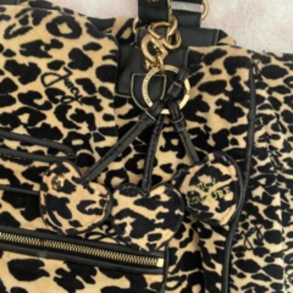 VINTAGE Juicy Couture leopard print tote bag - Picture 2 of 7